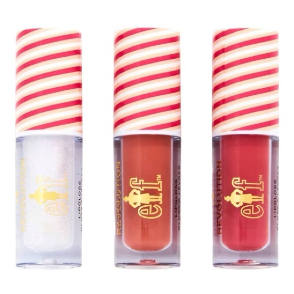 I Heart Revolution x ELF Lip Gloss Trio Set of 3 - Picture 4 of 4